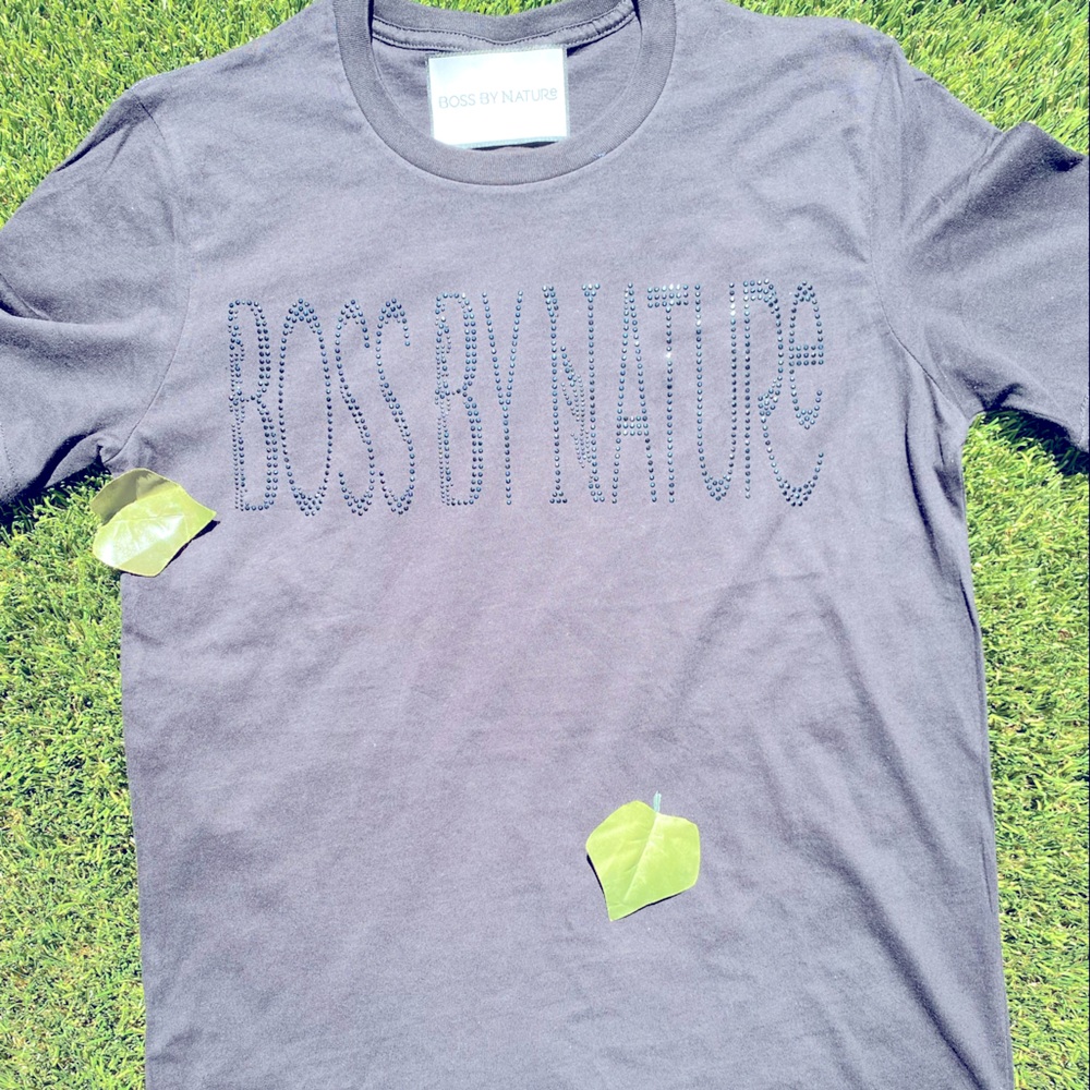 Boss By Nature rhinestone Tee